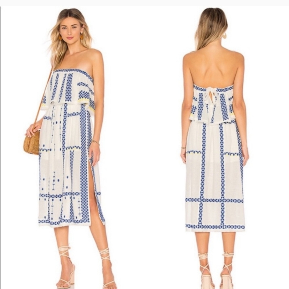 Free People Wild Romance White Strapless XS Dress